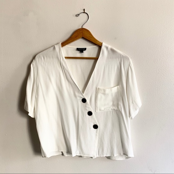 Topshop Tops - [Topshop] asymmetrical blouse